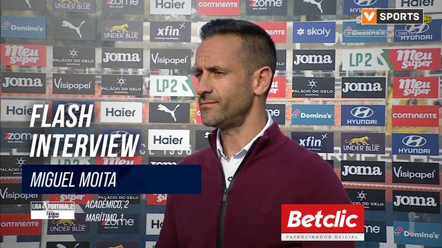 Flash Interview Miguel Moita (Marítimo)