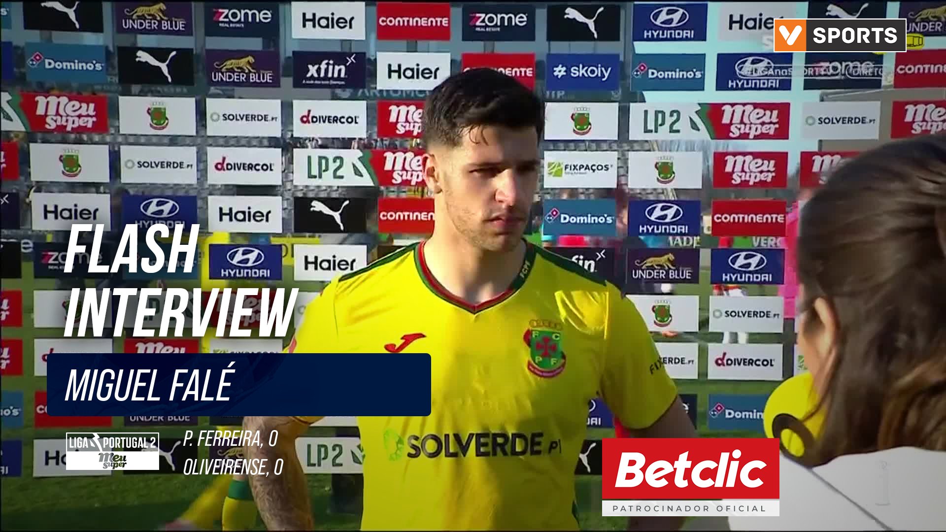P. Ferreira, Flash Interview, Miguel Falé