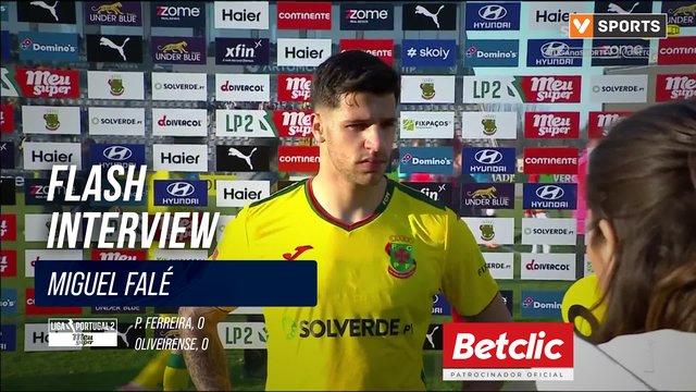 P. Ferreira, Flash Interview, Miguel Falé