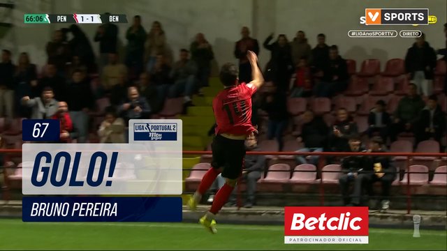 GOLO! Penafiel, Bruno Pereira aos 67', Penafiel 1-1 Benfica B