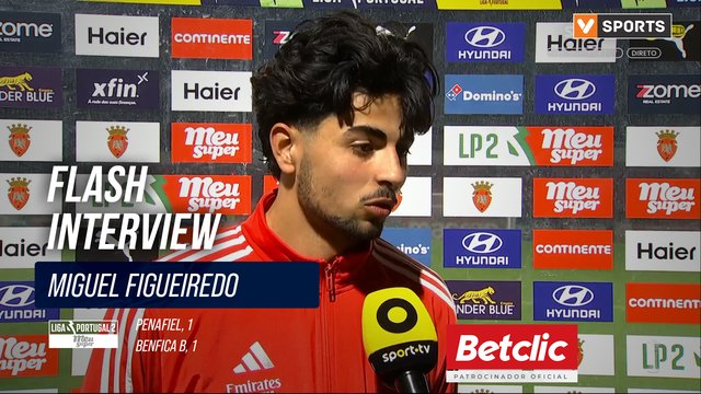 Flash Interview Miguel Figueiredo (Benfica B)