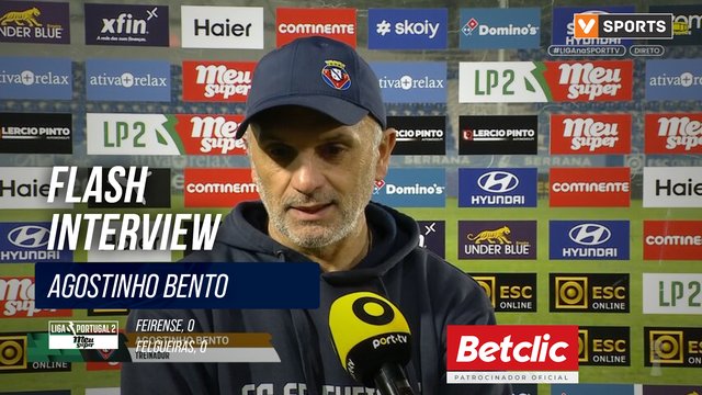 Flash Interview Agostinho Bento (Felgueiras)