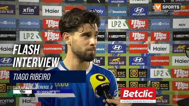 Feirense, Flash Interview, Tiago Ribeiro