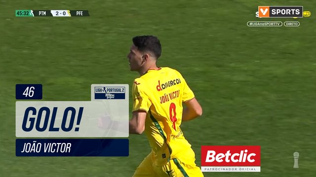 GOLO! FC P.Ferreira, João Victor aos 46', Portimonense 2-1 FC P.Ferreira