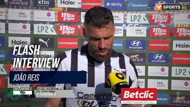 Portimonense, Flash Interview, João Reis