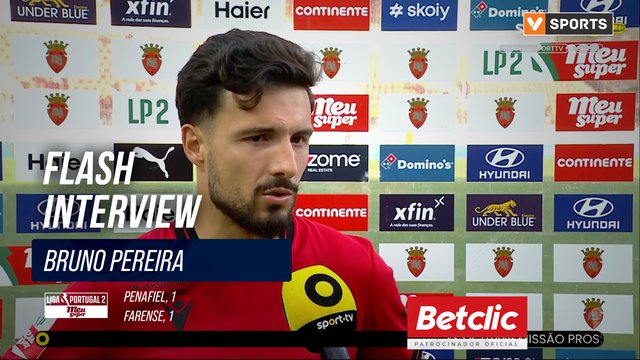 Penafiel, Flash Interview, Bruno Pereira