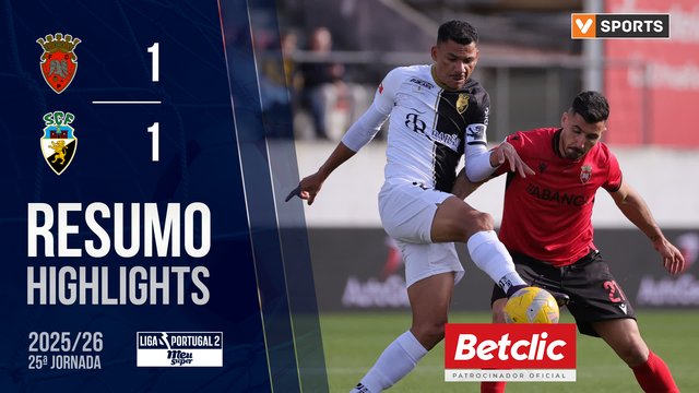 Liga Meu Super (25ª Jornada): Resumo Penafiel 1-1 Farense