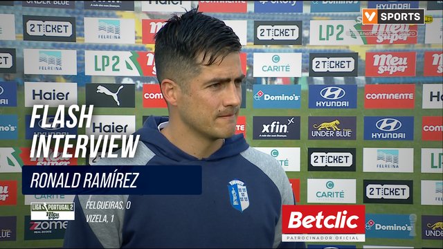Flash Interview Ronald Ramírez (Vizela)