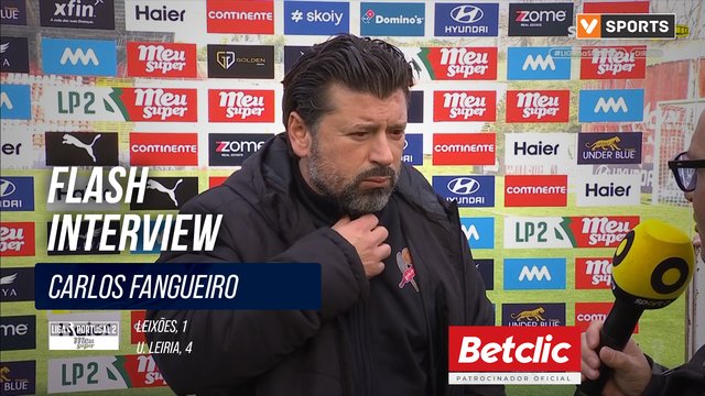 Flash Interview Carlos Fangueiro (Leixões)