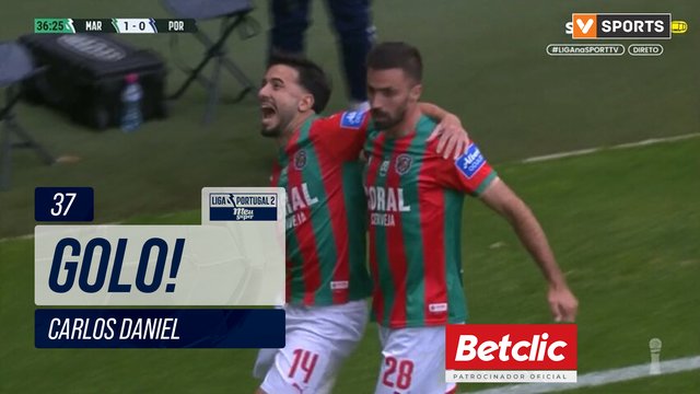 GOLO! Marítimo, Carlos Daniel aos 37', Marítimo 1-0 FC Porto B