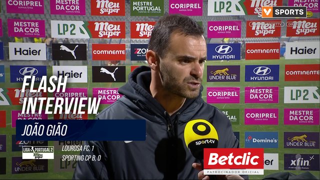 Flash Interview João Gião (Sporting B)