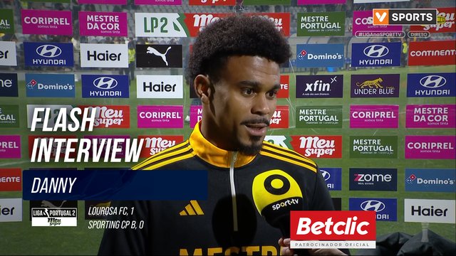 Lourosa FC, Flash Interview, Danny