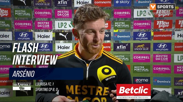 Lourosa FC, Flash Interview, Arsénio