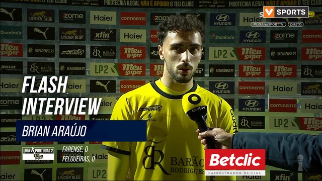 Flash Interview Brian Araújo (Farense)