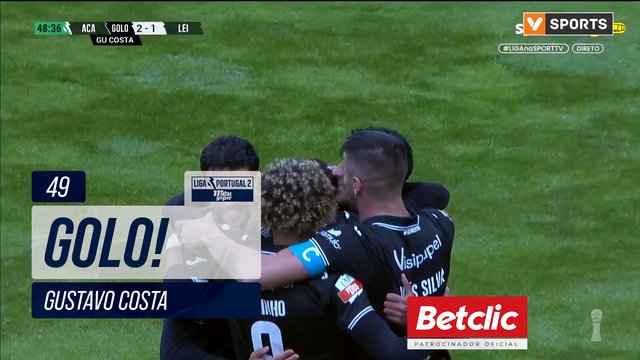 GOLO! Académico, Gustavo Costa aos 49', Académico 2-1 Leixões