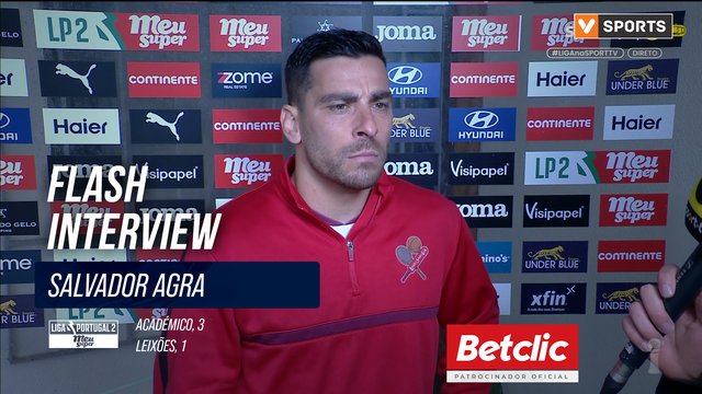 Flash Interview Salvador Agra (Leixões)