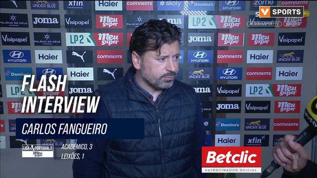Flash Interview Carlos Fangueiro (Leixões)