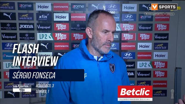 Flash Interview Sérgio Fonseca (Académico)