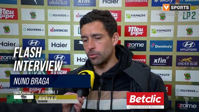 Flash Interview Nuno Braga (P.Ferreira)