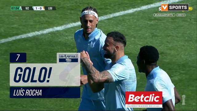 GOLO! Vizela, Luís Rocha aos 7', Vizela 1-0 Lourosa FC