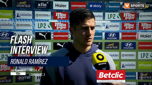 Flash Interview Ronald Ramírez (Vizela)