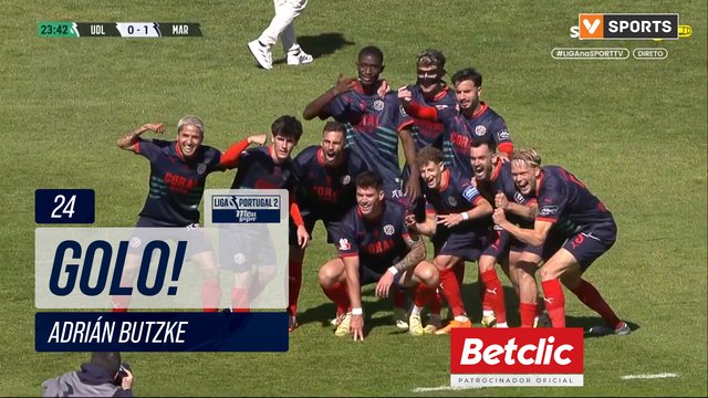 GOLO! Marítimo, Adrián Butzke aos 24', U. Leiria 0-1 Marítimo