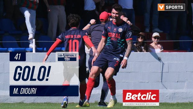 GOLO! Marítimo, M. Diouri aos 41', U. Leiria 1-2 Marítimo