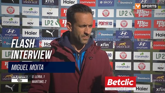 Flash Interview Miguel Moita (Marítimo)