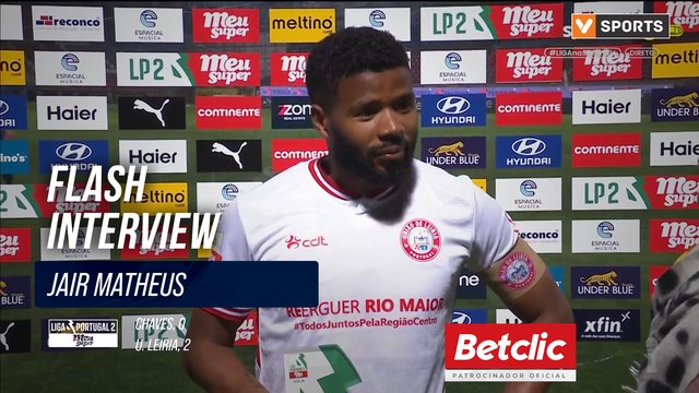 U. Leiria, Flash Interview, Jair Matheus