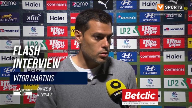 Flash Interview Vítor Martins (Chaves)