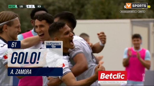 GOLO! Académico, A. Zamora aos 61', Lourosa FC 0-2 Académico