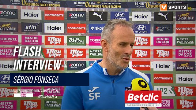 Flash Interview Sérgio Fonseca (Académico)