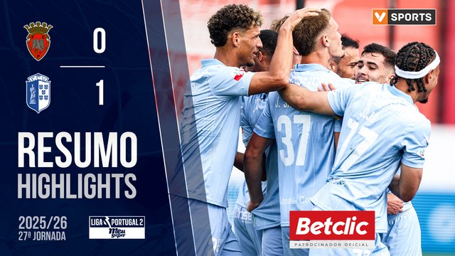 Liga Meu Super (27ª Jornada): Resumo FC Penafiel 0-1 FC Vizela