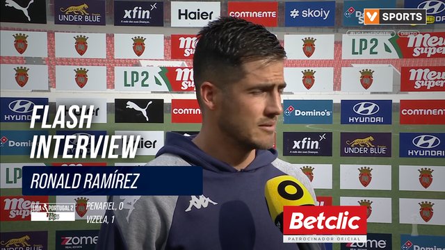 Flash Interview Ronald Ramírez (Vizela)