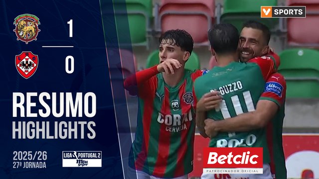Liga Meu Super (27ª Jornada): Resumo Marítimo 1-0 Oliveirense