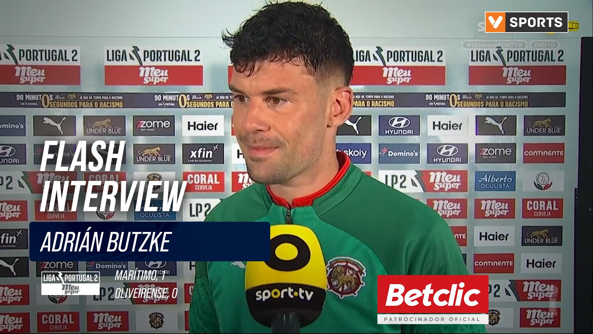 Marítimo, Flash Interview, Adrián Butzke