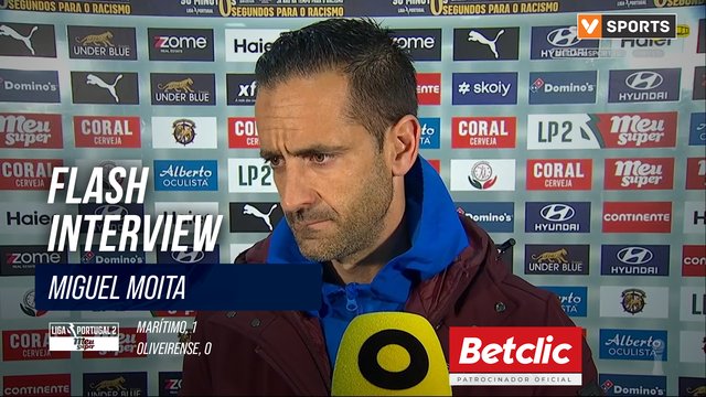 Flash Interview Miguel Moita (Marítimo)