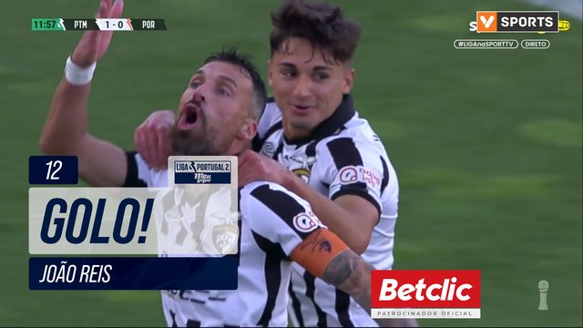 GOLO! Portimonense, João Reis aos 12', Portimonense 1-0 FC Porto B