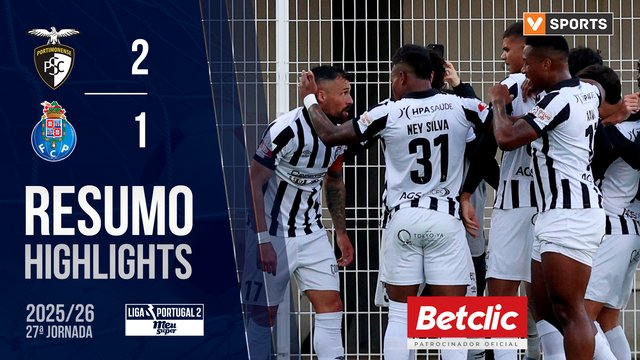 Liga Meu Super (27ª Jornada): Resumo Portimonense 2-1 FC Porto B