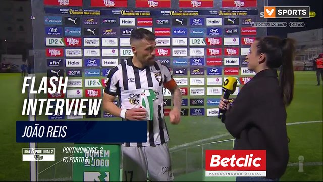 Portimonense, Flash Interview, João Reis