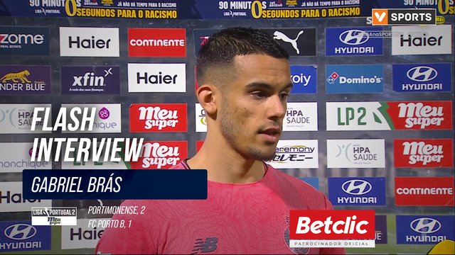 FC Porto B, Flash Interview, Gabriel Brás