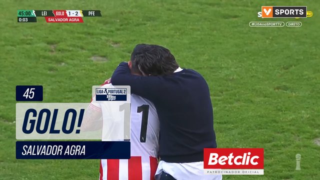 GOLO! Leixões, Salvador Agra aos 45', Leixões 1-2 P. Ferreira