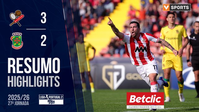 Liga Meu Super (27ª Jornada): Resumo Leixões 3-2 P. Ferreira