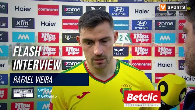 Leixões, Flash Interview, Rafael Vieira
