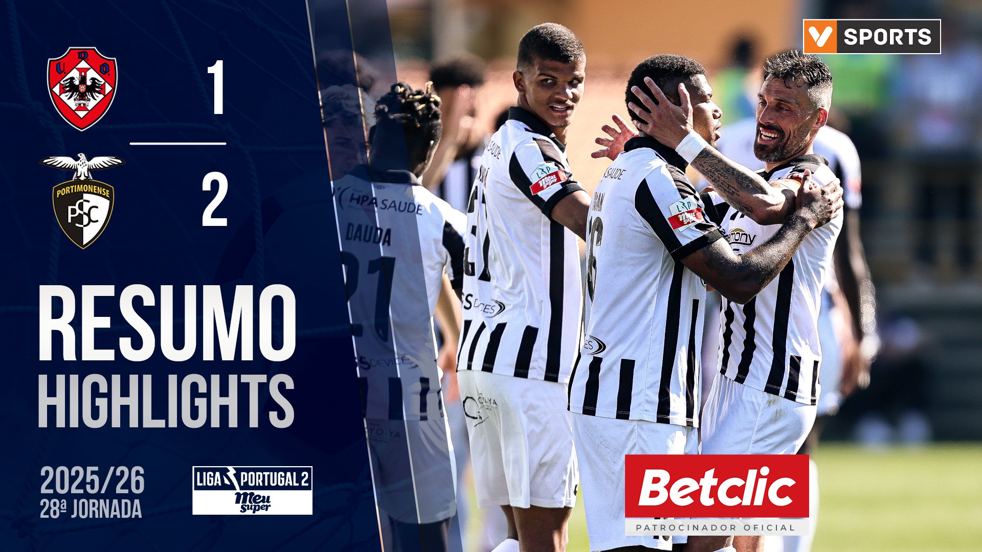 Liga Meu Super (28ª Jornada): Resumo UD Oliveirense 1-2 Portimonense