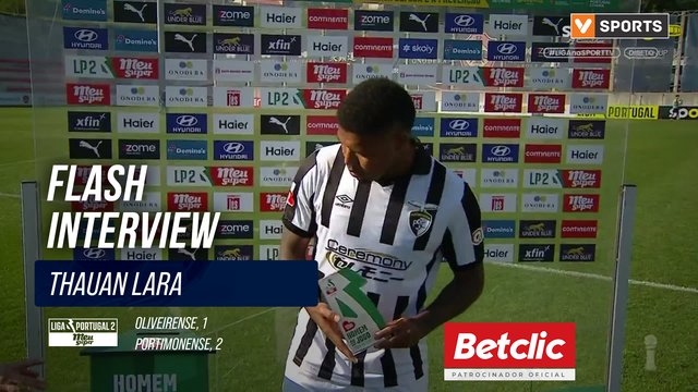 Portimonense, Flash Interview, Thauan Lara