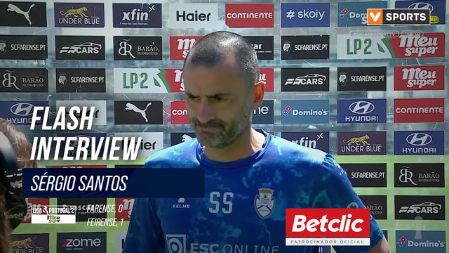 Flash Interview Sérgio Santos (Feirense)