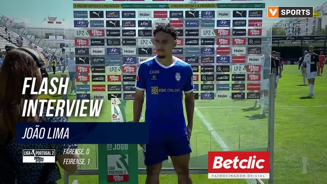 Flash Interview João Lima (Feirense)