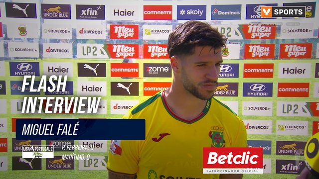 P. Ferreira, Flash Interview, Miguel Falé