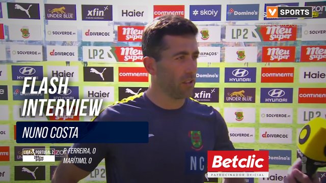 Flash Interview Nuno Costa (P. Ferreira)